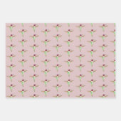 Feuille De Papier Cadeau Le Motif des colibris d'Anna (Devant)