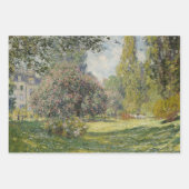 Feuille De Papier Cadeau Le Parc Monceau - Claude Monet (Devant)