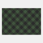 Feuille De Papier Cadeau Le Plaid de Buffalo Rob Roy Check Green Plaid Moti (Devant 2)