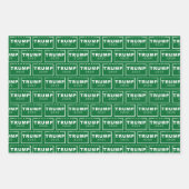 Feuille De Papier Cadeau Le président Donald Trump 2020 Noël des icônes (Devant 3)