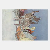 Feuille De Papier Cadeau "Le Prince Heureux" par Charles Robinson de Russie (Devant 2)