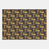 Feuille De Papier Cadeau Le Prospecteur Prépare Pour L'Or Julian Ashton (Devant)