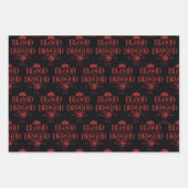 Feuille De Papier Cadeau Le sang du dragon tourne épais (Devant)