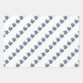 Feuille De Papier Cadeau Le Sceau De Tissu Chez Zazzle Mascot Caractère Log (Devant)