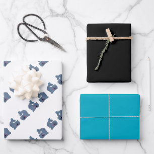 Feuille De Papier Cadeau Le Sceau De Tissu Chez Zazzle Mascot Caractère Log