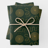 Feuille De Papier Cadeau Le Serpent Đông Sơn (En situation)