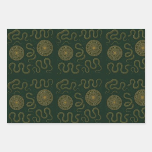 Feuille De Papier Cadeau Le Serpent Đông Sơn (Devant)