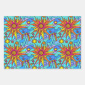 Feuille De Papier Cadeau Le soleil du jour (Devant 3)