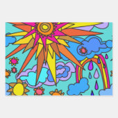 Feuille De Papier Cadeau Le soleil du jour (Devant 2)