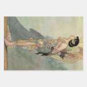 Feuille De Papier Cadeau "Le Véritable Amant" de Charles Robinson (Devant 2)