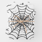 Feuille De Papier Cadeau Le Web d'un simple araignée (En situation)