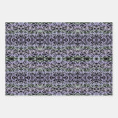 Feuille De Papier Cadeau Leafy Creeping Vine Drawing Pattern With Pastels (Devant)