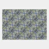 Feuille De Papier Cadeau Légendes à motifs floraux (Devant 3)