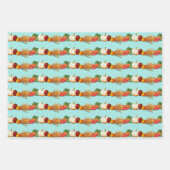Feuille De Papier Cadeau Légumes et fruits (Devant 3)