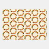 Feuille De Papier Cadeau Légumes et fruits (Devant)