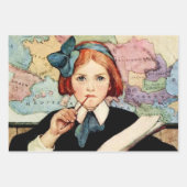 Feuille De Papier Cadeau L'Élève par Jessie Willcox Smith (Devant 3)