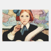Feuille De Papier Cadeau L'Élève par Jessie Willcox Smith (Devant 2)