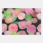 Feuille De Papier Cadeau L'Ensemble Ultimate Rose Artistique (Devant)