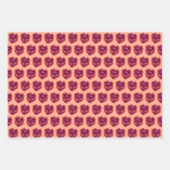 Feuille De Papier Cadeau Leo Zodiac Coquette Coeur gâteau d'anniversaire (Devant 3)