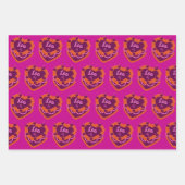 Feuille De Papier Cadeau Leo Zodiac Coquette Coeur gâteau d'anniversaire (Devant 2)