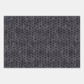 Feuille De Papier Cadeau Léopard gris (Devant)