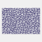 Feuille De Papier Cadeau Léopard Rose Blanc (Devant 3)