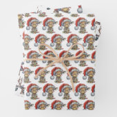 Feuille De Papier Cadeau Les amis festifs (En situation)