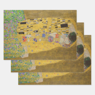 Feuille De Papier Cadeau Les amoureux embrasser Embrace par Gustav Klimt