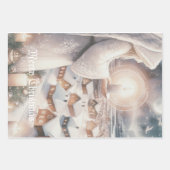 Feuille De Papier Cadeau Les anges veillent sur vous (Devant 3)