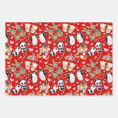 Feuille De Papier Cadeau Les animaux de la Saint-Valentin (Devant 3)