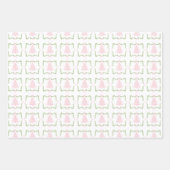 Feuille De Papier Cadeau Les arbres de Noël d'Addy (Devant 3)