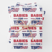Feuille De Papier Cadeau Les bébés pour Trump (En situation)