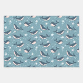 Feuille De Papier Cadeau Les Brebis bleues (Devant 2)