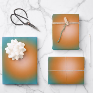 Feuille De Papier Cadeau Les Couleurs 10 Dégradé de Couleurs Vives Aura