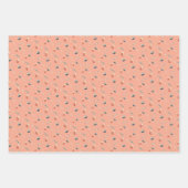 Feuille De Papier Cadeau Les délices de Noël, rétro doux (Devant 2)