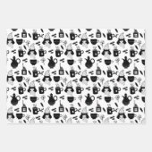 Feuille De Papier Cadeau Les Enfants Mélangent Réchauffer Thé cacao Chocola (Devant 3)