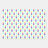 Feuille De Papier Cadeau Les Étoiles alignent (Devant 2)