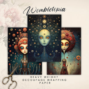 Feuille De Papier Cadeau Les Gardiens de la Cosmétique Découpage de l'Imagi