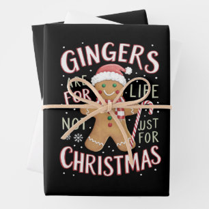 Feuille De Papier Cadeau Les Gingers Sont Pour La Vie Pas Seulement Pour No