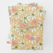 Feuille De Papier Cadeau Les marguerites de Ladybug (En situation)