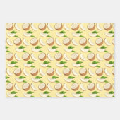 Feuille De Papier Cadeau Les noix de coco tropicales (Devant 2)