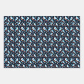 Feuille De Papier Cadeau Les oiseaux mignons (Devant 3)