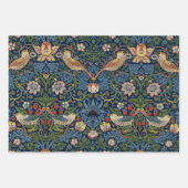 Feuille De Papier Cadeau Les perdrix dans un arbre fleuri (Devant)