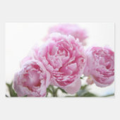 Feuille De Papier Cadeau Les pivoines (Devant)