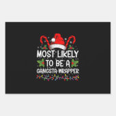 Feuille De Papier Cadeau Les Plus Probables D'Être Une Famille De Wrapper G (Devant)