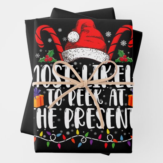 Feuille De Papier Cadeau Les Plus Susceptibles De Jeter Un Coup D'Oeil Aux  (En situation)