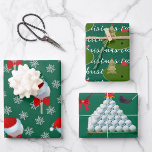 Feuille De Papier Cadeau Les vacances joyeuses de Golf Lover