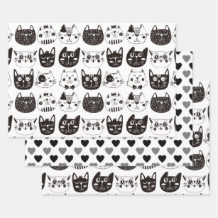 Papier Cadeau Chat Zazzle Be Papier Cadeau Chat Zazzle Be