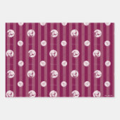 Feuille De Papier Cadeau L'Express polaire | Motif du Père Noël rayé (Devant)