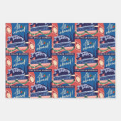 Feuille De Papier Cadeau L'Express Polaire - Tout À Bord ! (Devant 2)